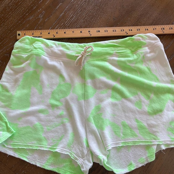 Sundry Shorts Womens Size 4 Lime White Pull On Drawstring Sweat - Picture 7 of 9